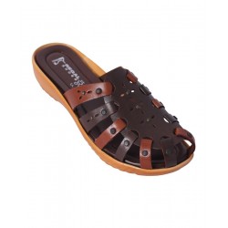 Leather Cage Slide Slippers RG-012